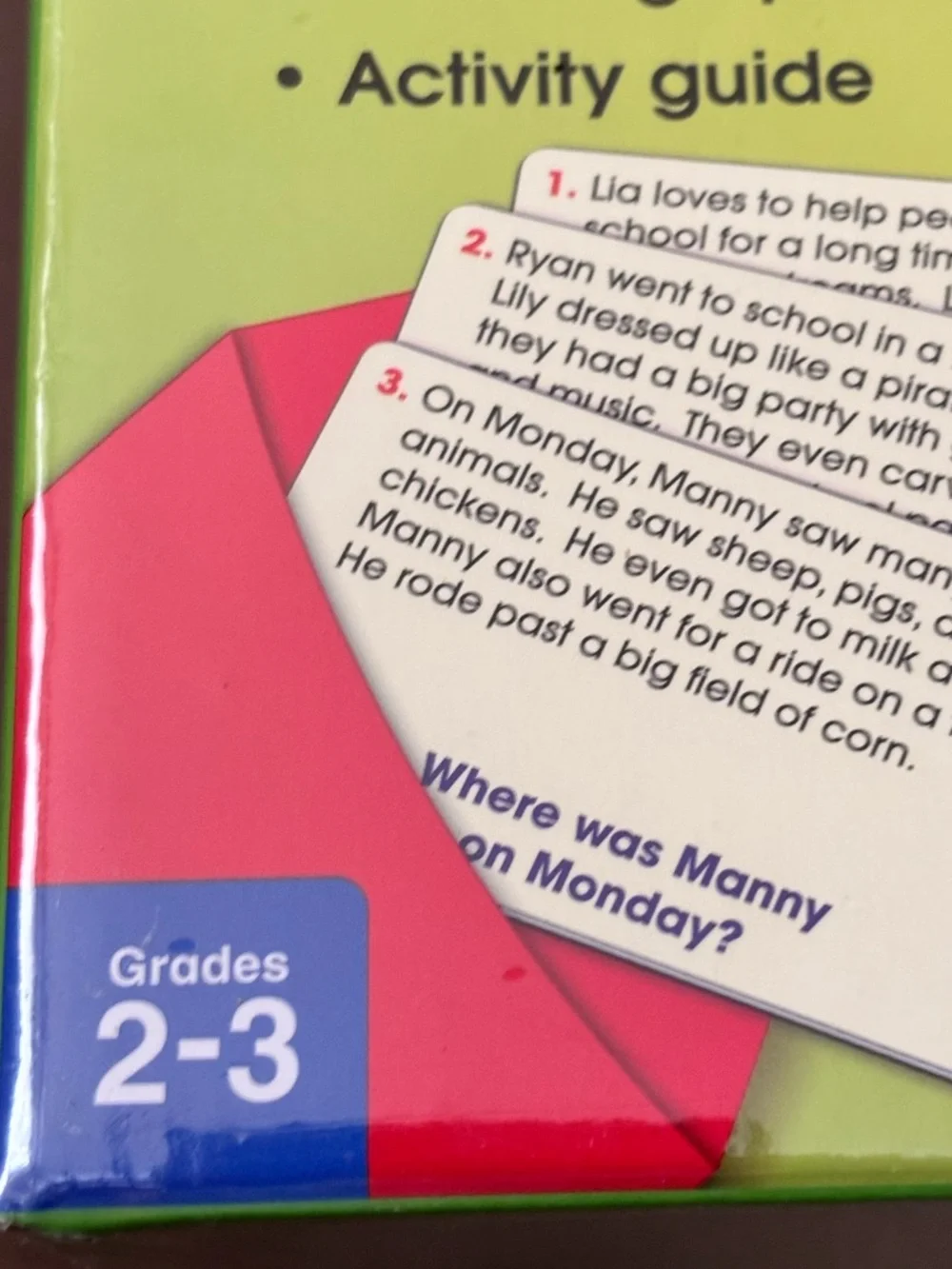 Lakeshore Reading Comprehension Elementary Folder Games Grades 2-3 NEW SEALED